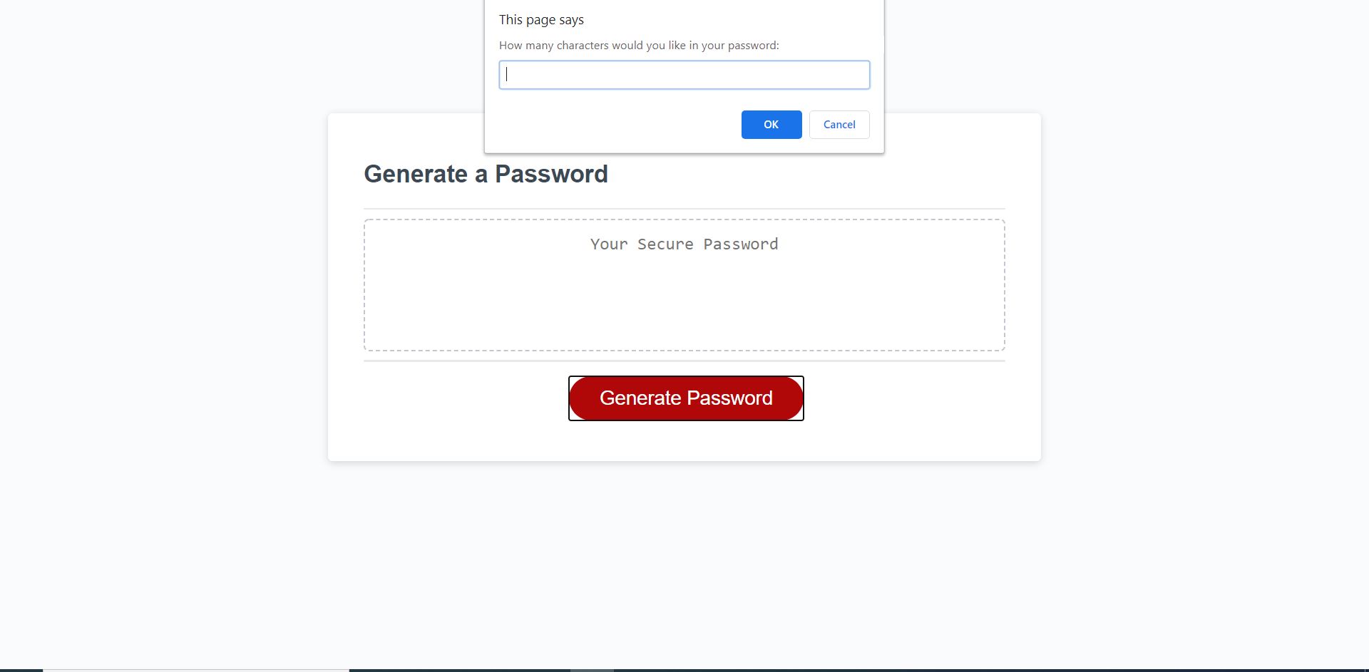 Choose the Length of Your Password